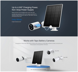 TP-Link Tapo A200 Up to 4.5W Charging Power Flexible Monocrystalline Solar Panel