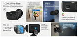 TP-Link Tapo C401 2K Battery-Powered Outdoor Camera Color Night Vision Weatherproof Up to 180-Day Battery Life Black