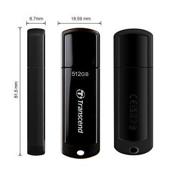 Transcend JetFlash 700 64GB USB3.1 Flash Drive TS64GJF700