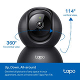 TP-Link Tapo C201 1080p Full HD WiFi IP Security Cctv Sale Camera Connect to Cellphone with Mic and Speaker Pan/Tilt