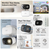 TP-Link Tapo C216 2K 3MP Indoor/Outdoor WiFi IP Security Cctv Sale Camera Connect to Cellphone with Mic and Speaker