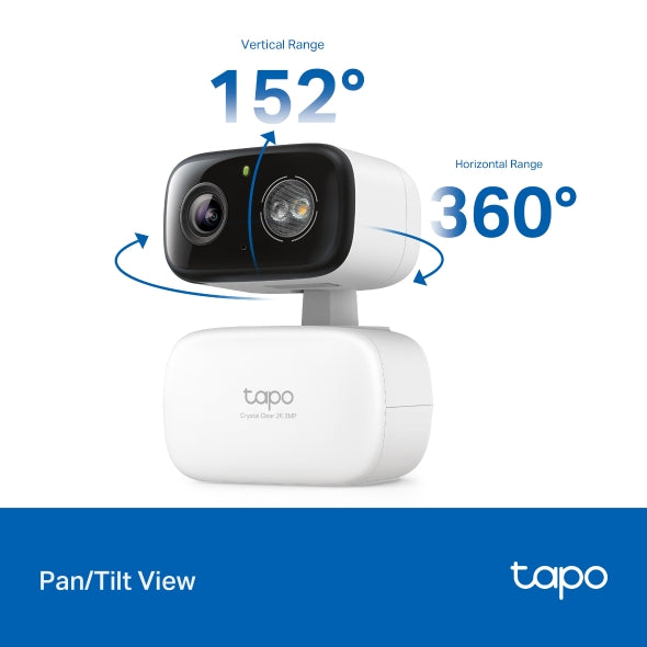 TP-Link Tapo C216 2K 3MP Indoor/Outdoor WiFi IP Security Cctv Sale Camera Connect to Cellphone with Mic and Speaker