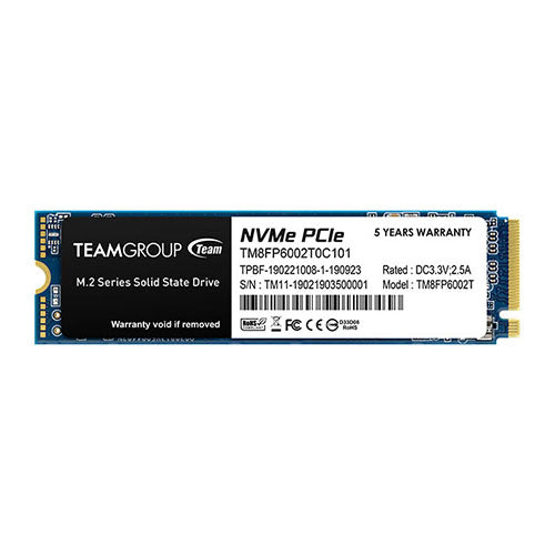 TeamGroup MP33 M.2 2TB 2280 PCIe 3.0 x4 NVMe 1.3 3D NAND Internal SSD TM8FP6002T0C101