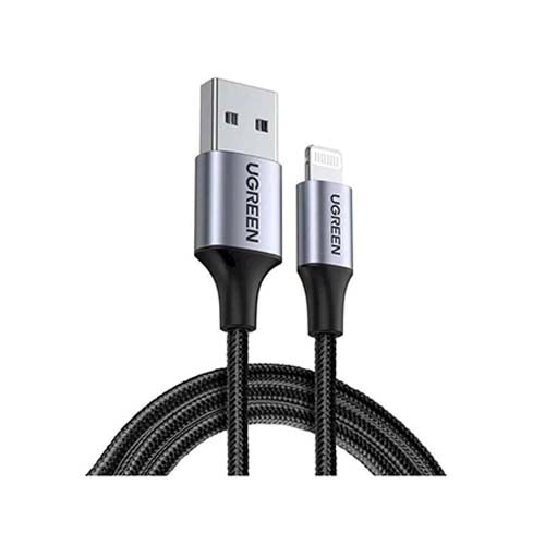 UGreen US199/60156 Lightning To USB 2.0 A Male Cable - 1m Black