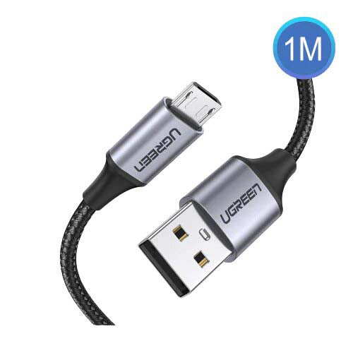 UGreen US290/60146 Micro USB 2.0 Nylon Braided Cable 1meter - Charging and Data Cable