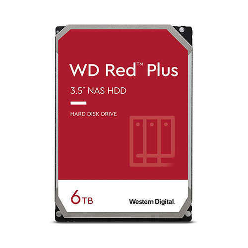 WD Red Plus 6TB 256mb 5400rpm WD60EFPX HDD for NAS – DynaQuest PC