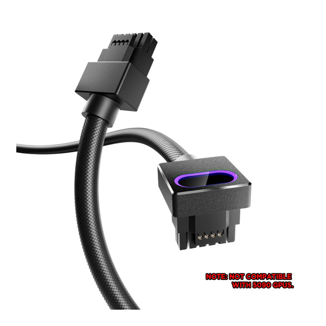 Asiahorse Hydrus ARGB PSU Replacement Cable 16PIN 50cm GPU Model A ( Black | White )