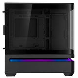Asus Prime AP202 Air Floating mATX Curved Glass Panel Panoramic PC Case (Black | White)