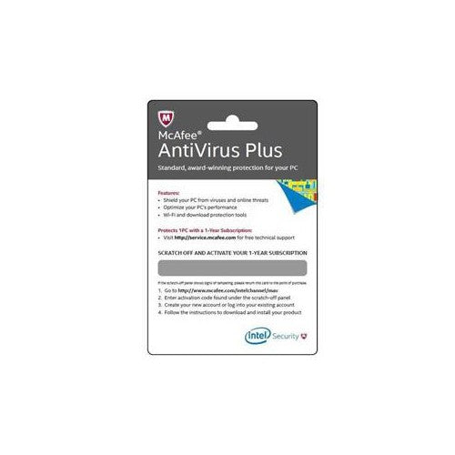 McAfee Antivirus Plus Card