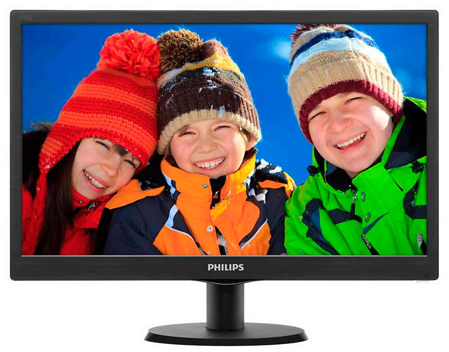 Philips 193V5LSB2/71 18.5in 1366x768 5ms 60Hz TFT W-LED Monitor