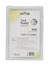 USB 2.0 3+2 Hub Card Reader