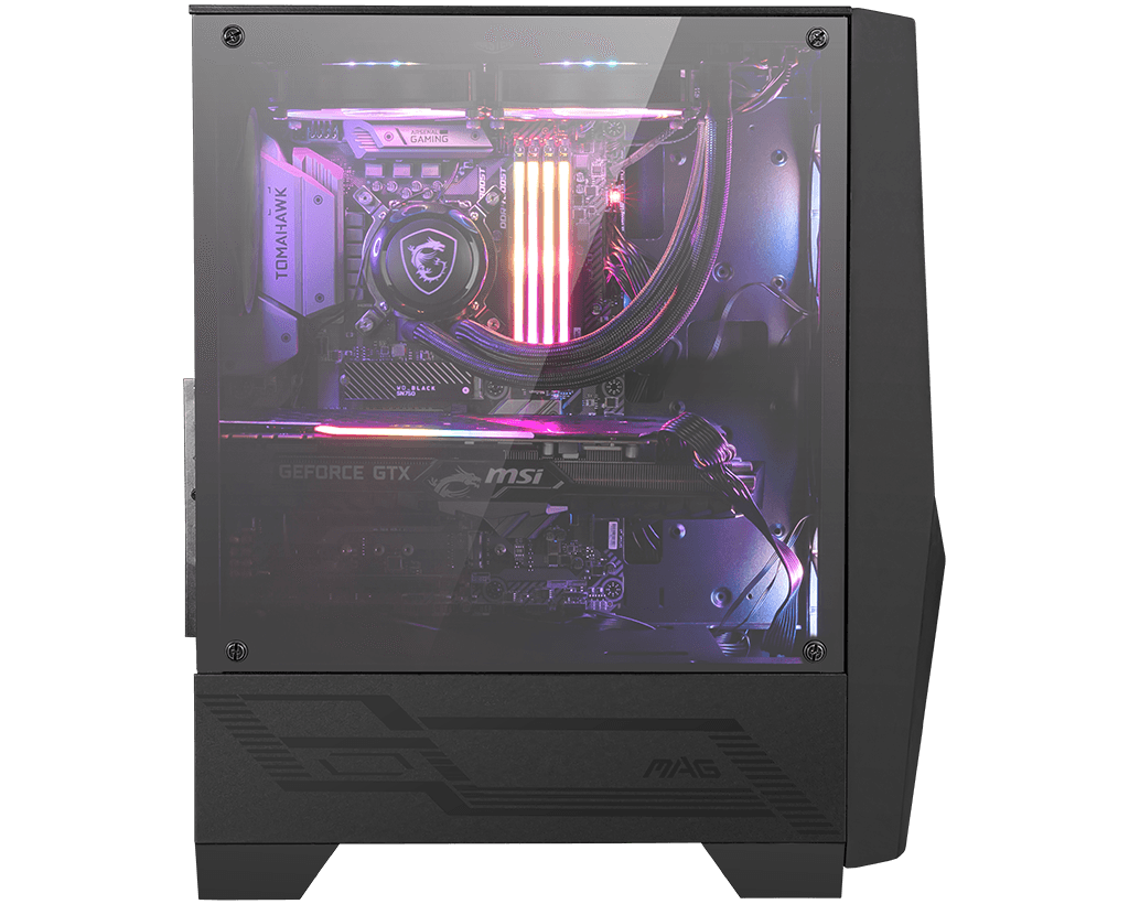 MSI MAG Forge 100R ATX TG Mid Tower Case (ARGB 2F + 1x120mm)