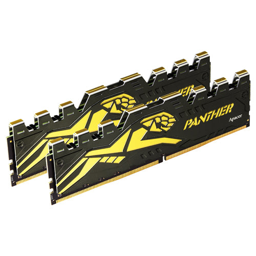 Apacer Panther - Golden 32GB 16GX2 DDR4 3200mhz Desktop Gaming Memory –  DynaQuest PC