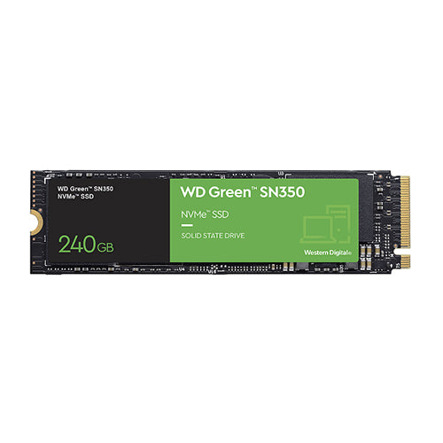 Western Digital WD Green M.2 240GB SN350 NVMe SSD WDS240G2G0C