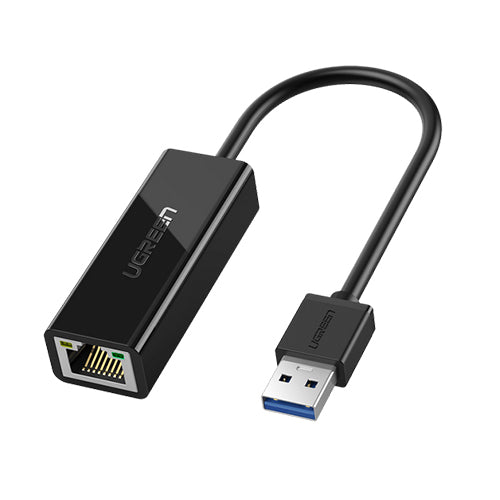 UGreen USB 3.0 Gigabit Ethernet Adapter (Black) 20256