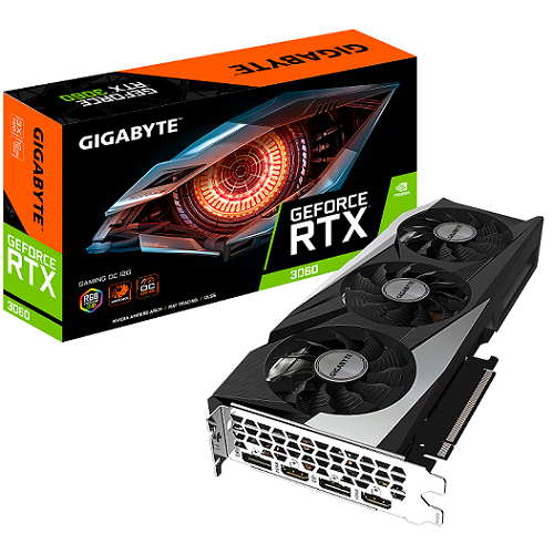 Gigabyte RTX 3060 Gaming OC 12GB LHR GV-N3060GAMING-OC-12GD-2.0 