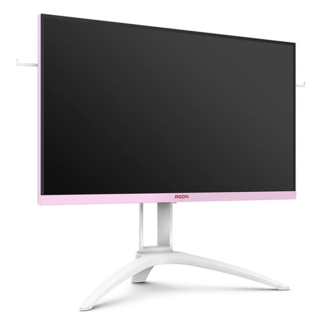 AOC AGON AG273FXR 27n Pink IPS 144hz 1080p FreeSync Monitor SPT Swivel Pivot Tilt Adj