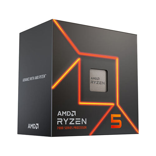 AMD Ryzen 5 7600 (AM5) Processor 3.80-5.10GHZ 6-Core 12-Threads Boxed –  DynaQuest PC