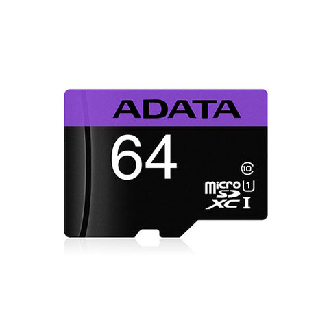 Adata MICROSDXC CLASS10 w/ Adapter (32GB / 64GB / 128GB / 256GB)