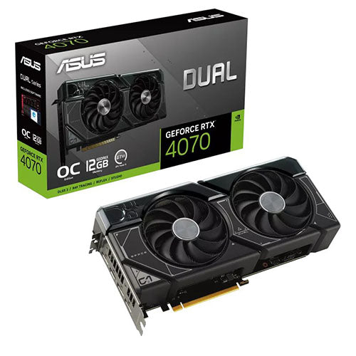 Asus Dual RTX 4070 OC 12GB GDDR6X Graphic Card DUAL-RTX4070-O12G