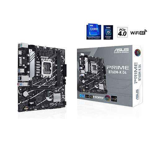Asus Prime B760M-K D4 mATX 2*ddr4 (LGA 1700) Motherboard