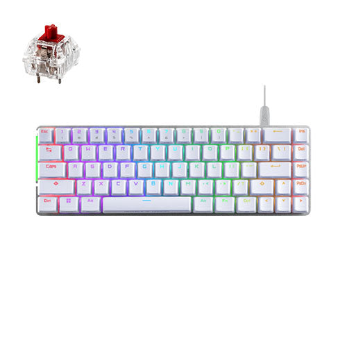 Asus ROG Falchion Ace M602 White 65% RGB Compact Gaming Mechanical Keyboard - ( NX RED Switch / NX BLUE Switch )