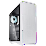 BitFenix Enso Mesh Tempered Glass (Black - White) Mini-ITX Gaming Case with AURA Sync 3, Addressable RGB