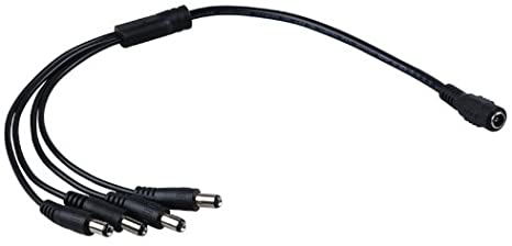 CCTV 1 to 4 DC Power Splitter Adapter Cable for CCTV Camera