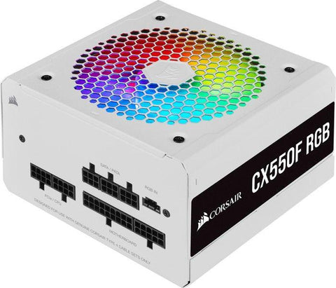 Corsair CX550F RGB BRONZE 550watt 80+ Fully Modular PSU  ( White CP-9020225-NA | Black CP-9020216-NA )
