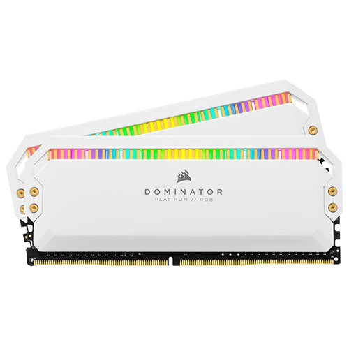 Corsair Dominator Platinum RGB 32GB (2 x 16GB) DDR4 3200MHz C16 Memory Kit White CMT32GX4M2E3200C16W