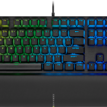 Corsair K60 RGB PRO SE Mechanical Gaming Keyboard — CHERRY VIOLA — Black CH-910D119-NA