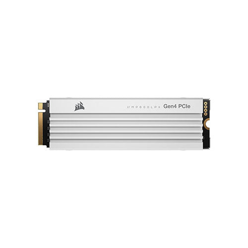 Corsair MP600 Pro LPX M.2 White GEN4 PCIE SSD Compatible with PS5 ( 2TB CSSD-F2000GBMP600PLPW | 1TB CSSD-F1000GBMP600PLPW )