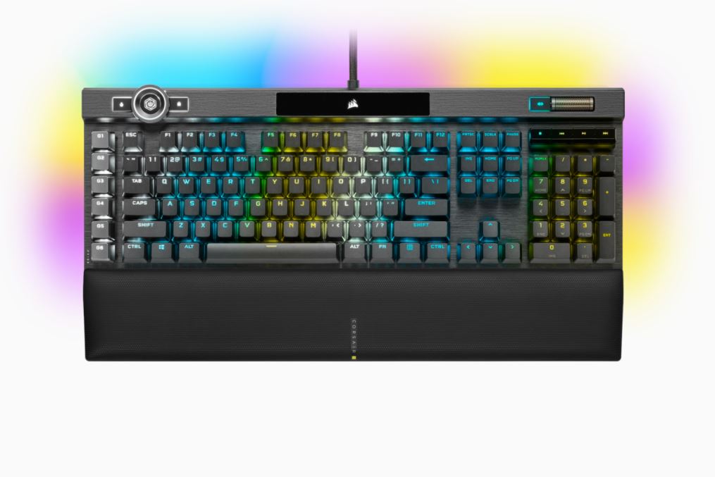 Corsair K100 RGB Optical-Mechanical Gaming Keyboard — CORSAIR OPX Switch CH-912A01A-NA