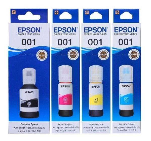 Epson 001 Original Inks C13T03Y100 C13T03Y200 C13T03Y300 C13T03Y400 for Epson L4150 / L4160