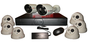FosVision package 8CH PoE NVR and 8 IP Cam 960p 1.3mp night vsion 3.6/6mm