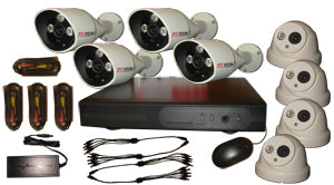 FosVision package 8ch DVR and 8 AHD Cam 5mp night vsion 3.6mm (378/631N50)