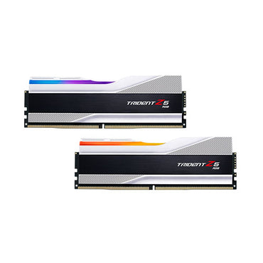 G.Skill Trident Z5 RGB 32GB 16GX2 DDR5 5600MHz Silver Desktop Memory F5-5600J4040C16GX2-TZ5RS