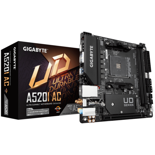 Gigabyte A520I AC (AM4) ITX Motherboard - Main Image