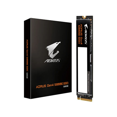 Gigabyte Aorus 500GB Gen4 5000E NVME M.2 PCIE X4 SSD AG450E500G-G