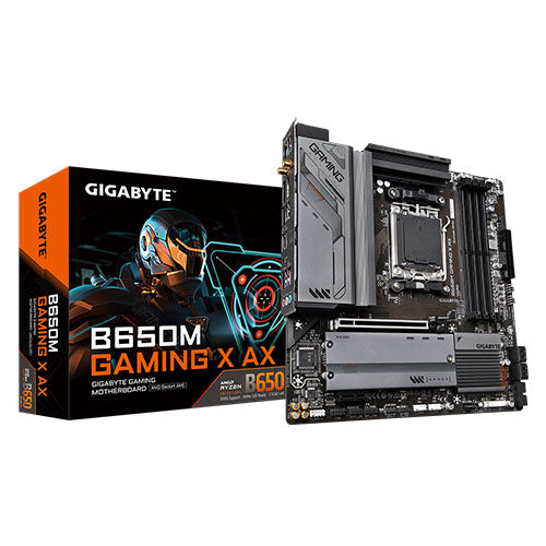 Gigabyte B650M Gaming X AX 4*DDR5 (AM5) mATX Motherboard