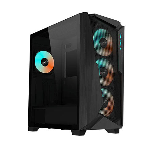 Gigabyte C301G TG RGB ATX Mid-Tower PC Case w/ 4x ARGB Fan GB-C301G