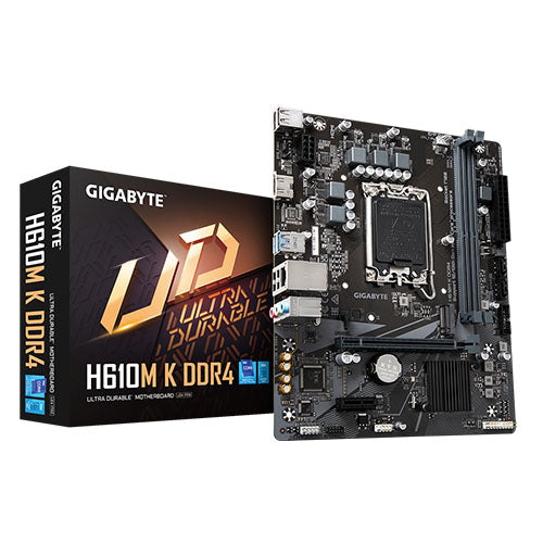 Gigabyte H610M K DDR4 LGA1700 Motherboard