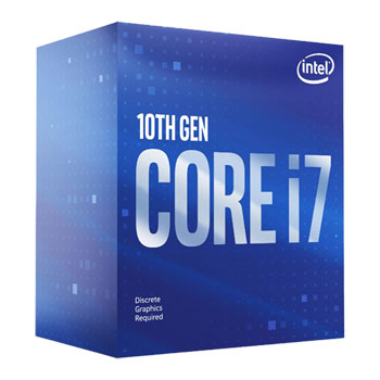 Intel Core i7-10700F 2.90- 4.80 GHz 8-Core 16 Threads Processor > (Must be purchased with Z490 or higher Motherboard )