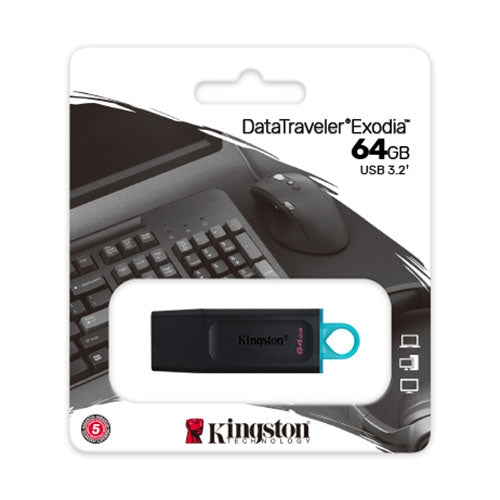 Kingston DataTraveler Exodia 64GB USB3.2 DTX/64GB USB Flash Drive