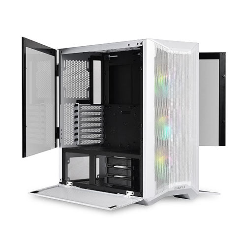 LIAN LI LANCOOL II MESH C RGB Snow ATX 3x120mm Chassis – DynaQuest PC