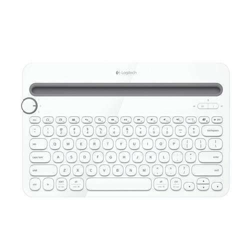 Logitech K480 White Bluetooth Multi-Device Keyboard