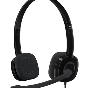 Logitech H151 Stereo Headset with Noise-Cancelling Microphone 981-000587