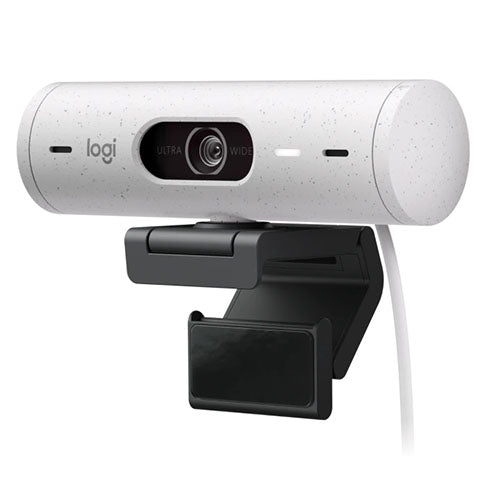 Logitech Brio 500 1080p HDR Webcam (Graphite / Off - White / Rose)