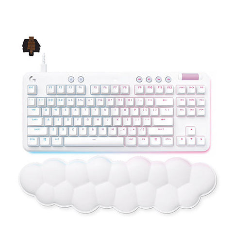 Logitech G713 TKL Gaming Keyboard (GX Brown Tactile - GX Red Linear) Off-White