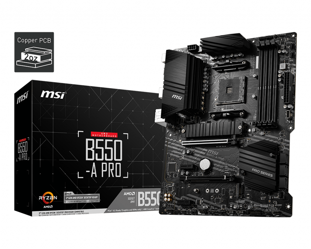 MSI B550-A PRO (AM4) Motherboard - Main Image